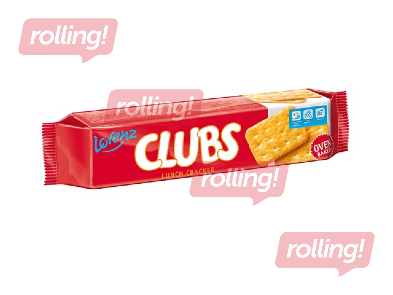 Salted crackers Lorenz, Lunch Clubs, 180g