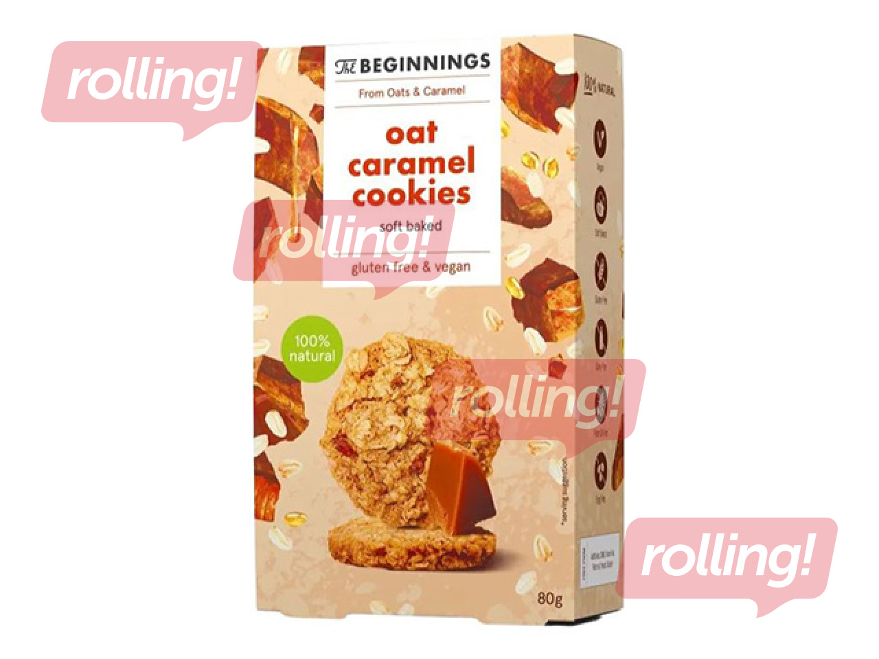 Cepumi The Beginnings, auzu ar karameļu garšu, 80g