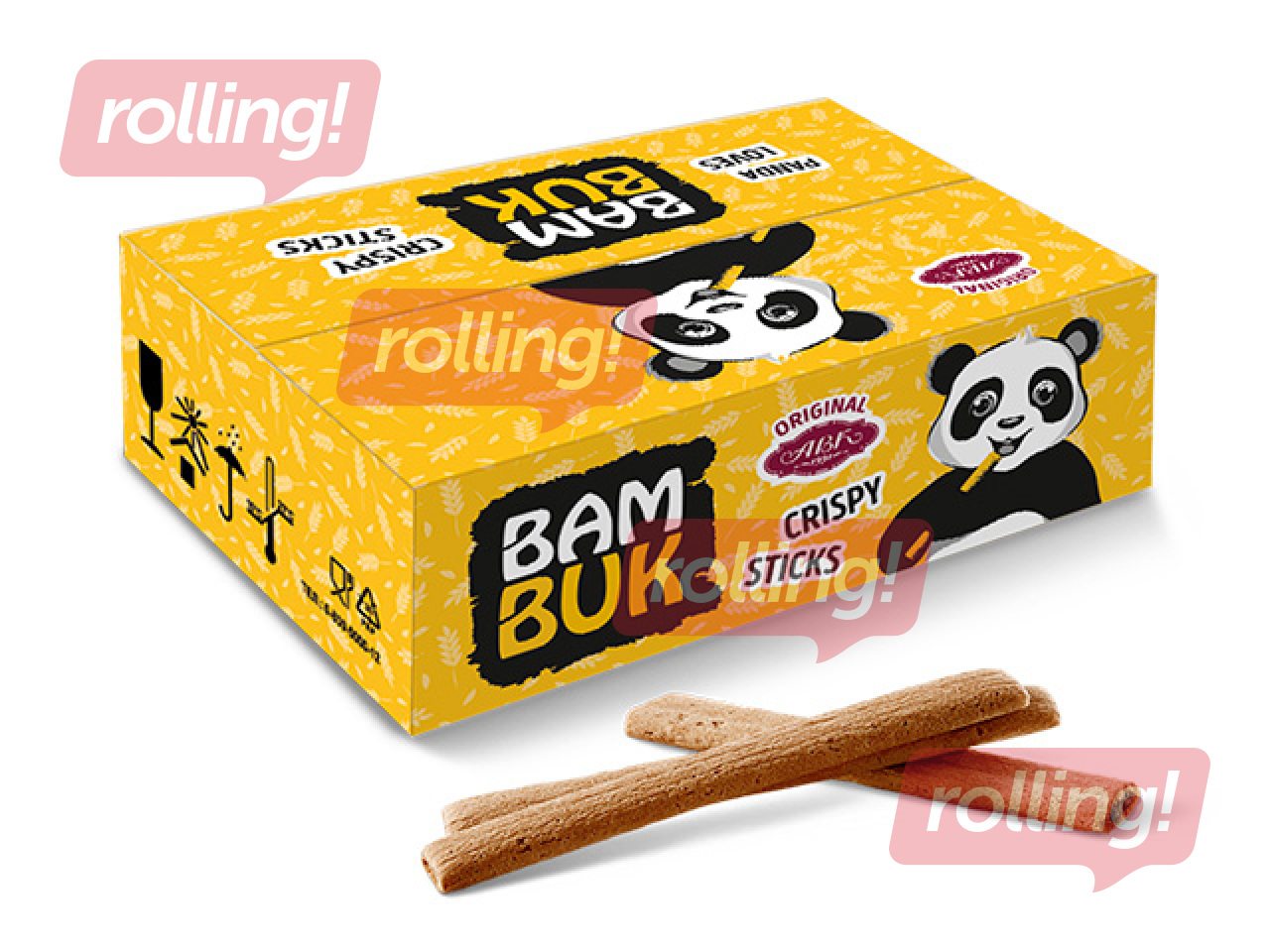 Kraukšķi BamBuk ar kondensēta piena garšu, 4kg