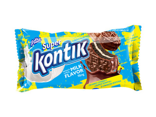 Biscuits Kontik, with milk flavor, 90g