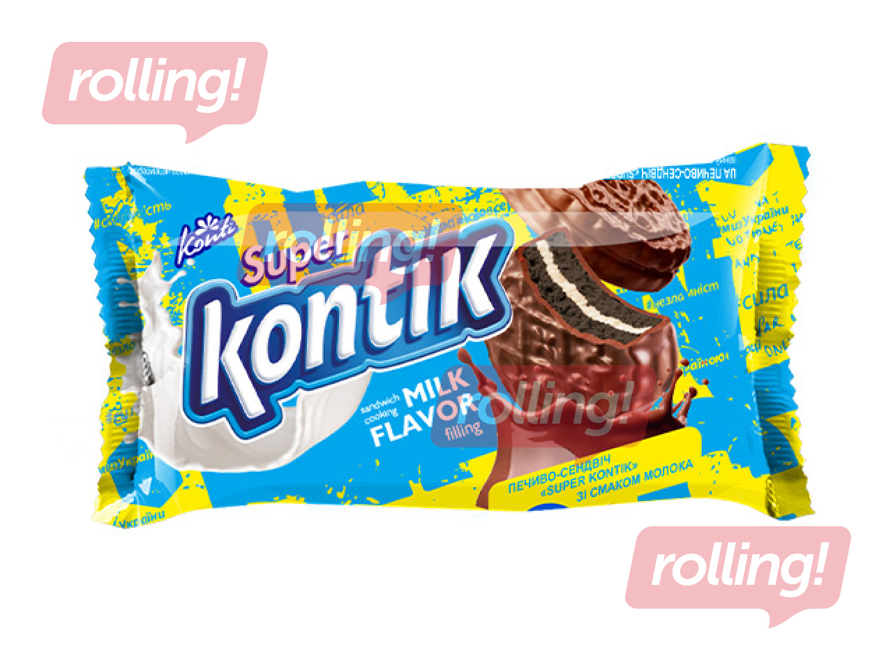 Cepumi Kontik, ar piena garšu, 90g