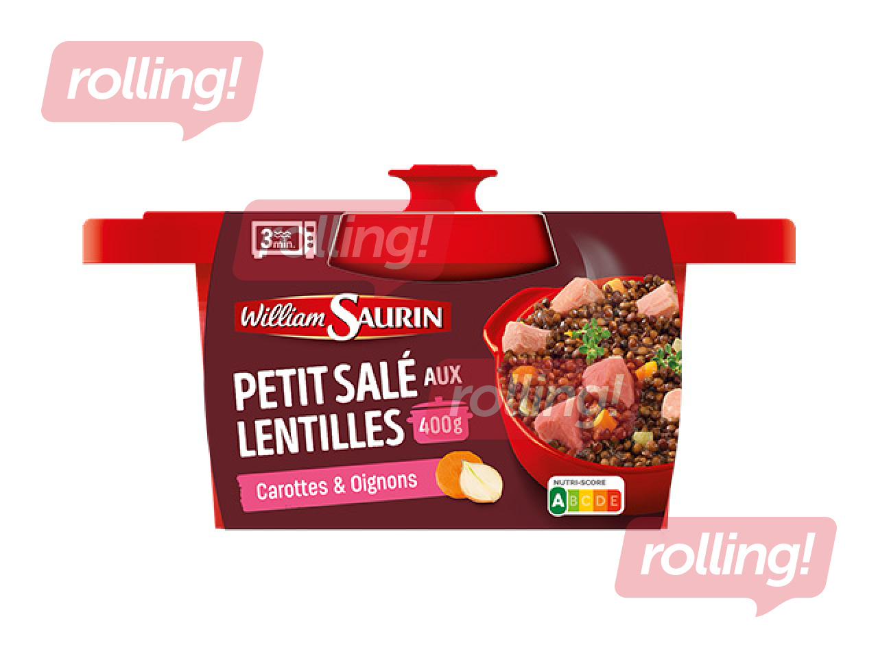 Sealihahautis läätsedega William Saurin, kausis, 400g