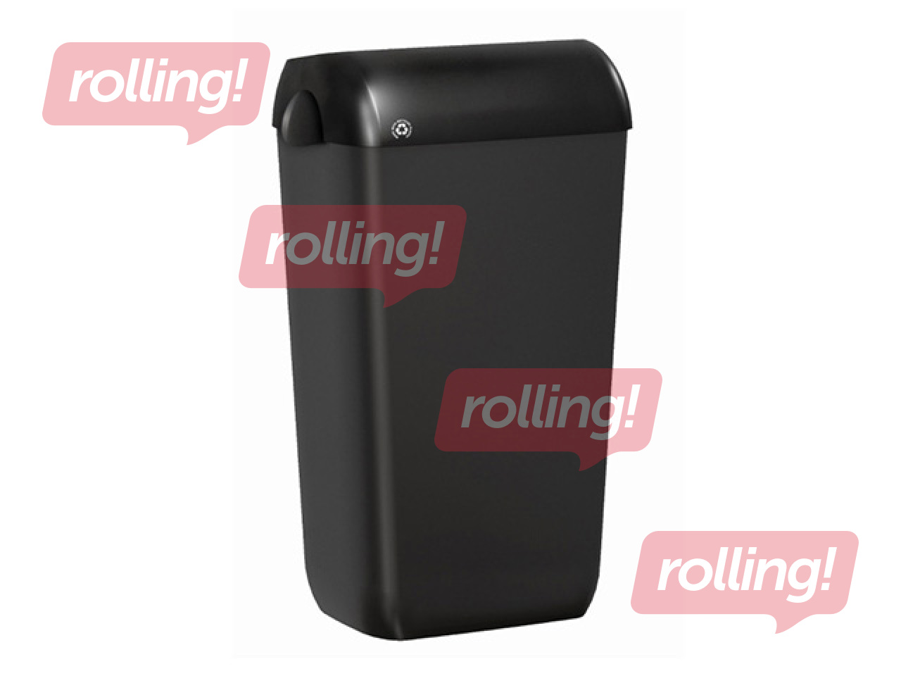 Atkritumu tvertne Marplast, melna, 23l