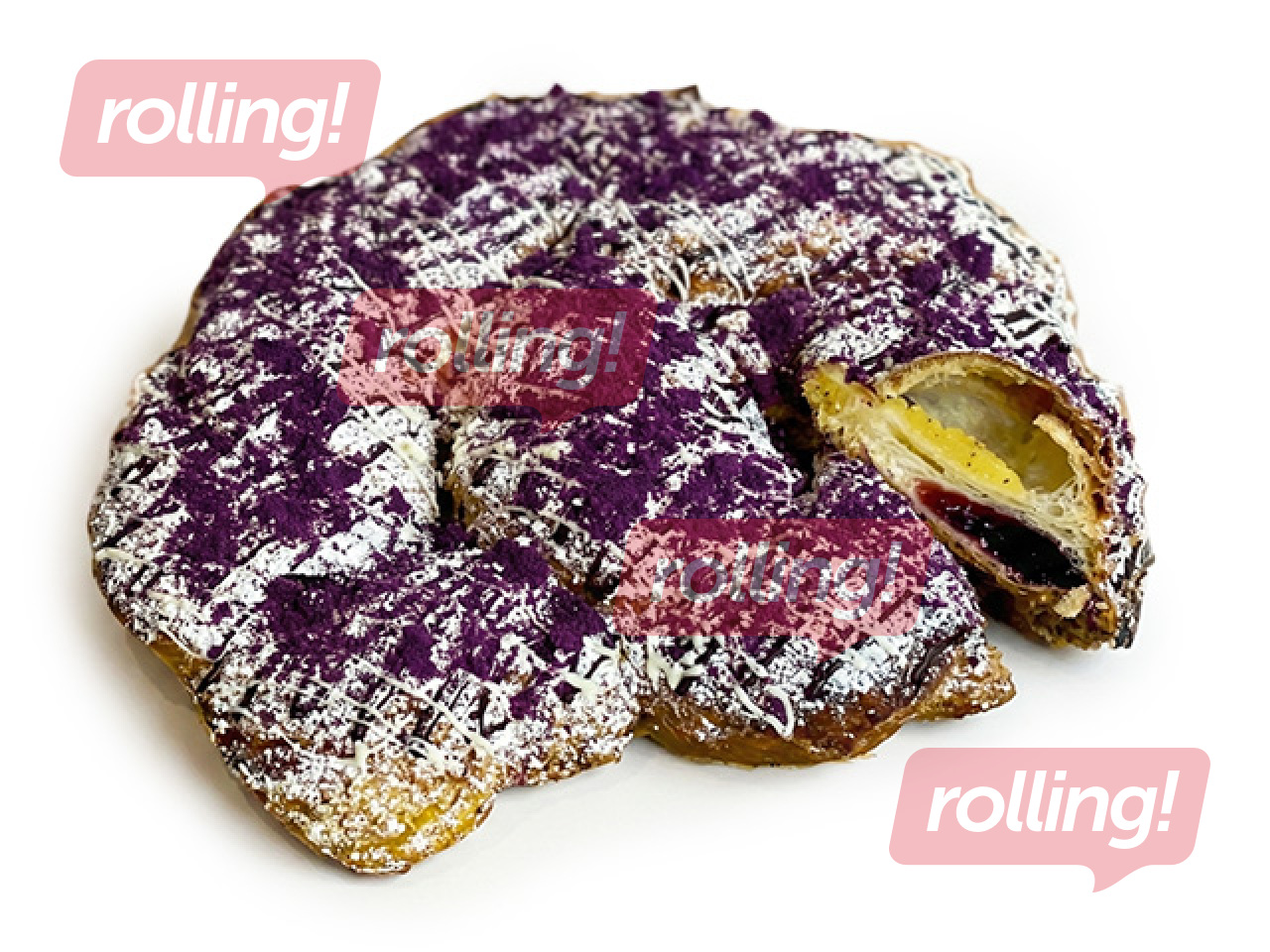 Kliņģeris ar vārīto krēmu un meža ogām Anada, 2kg