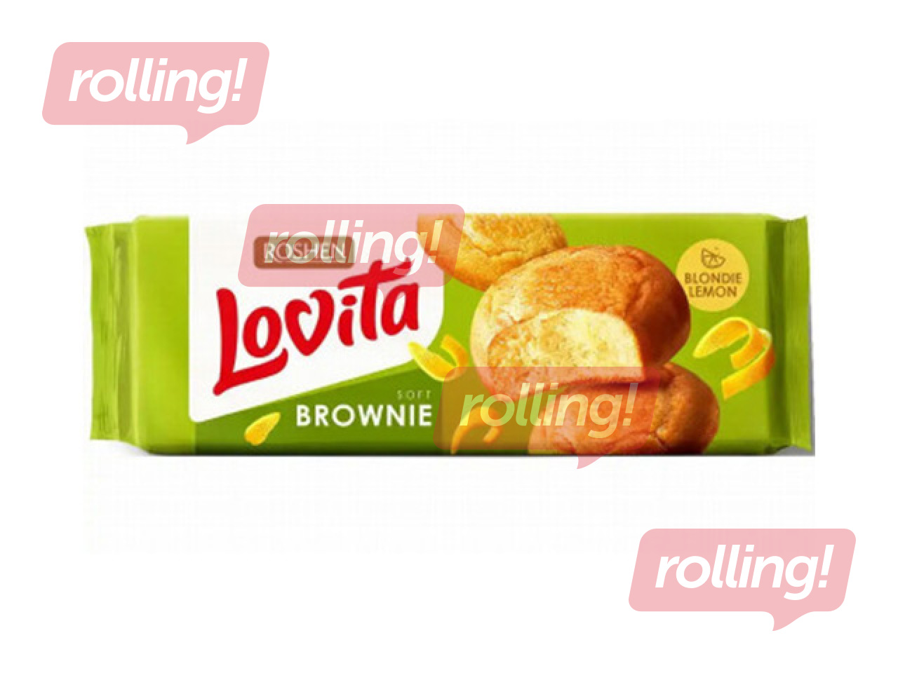 Cepumi Roshen Lovita Blondie Brownie ar citronu, 152g
