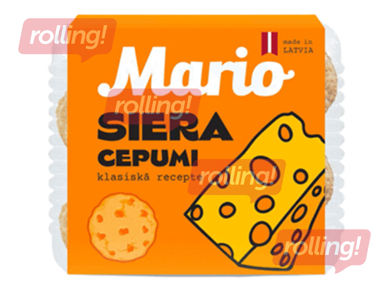 Smilšu cepumi Mario ar sieru, 250g