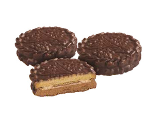 Biscuits Rio, milk–cocoa, glazed, 2kg