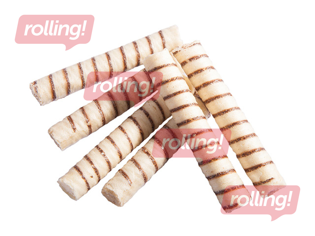 Cepumi Vafeļu tūbiņas ar piena pildījumu, 2.3kg