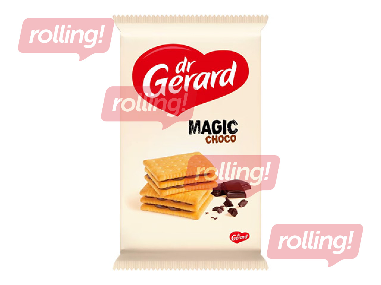 Cookies Dr. Gerard, Magic Choco with chocolate filling, 330g