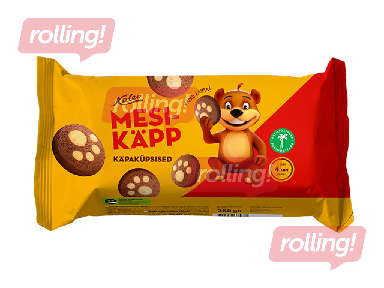 Cepumi Kalev, Mesikäpp, ar kakao garšu, 250g