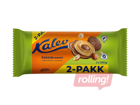 Cepumi Kalev ar riekstu krēma pildījumu, 2 iepakojumi, 410g
