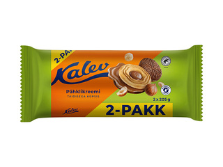 Cookies Kalev with nut cream filling, 2-pack, 410g