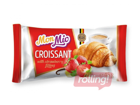Croissant Mon Mio with strawberry filling, 45g