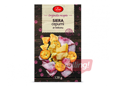Cepumi Lāči, siera, ar bekonu, 120g