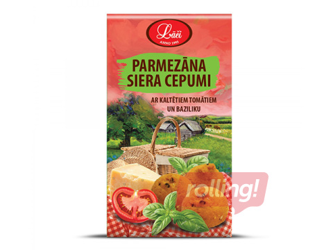 Cepumi Lāči, parmezāna siera, ar kaltētiem tomātiem un baziliku, 100g