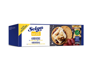 Kreekerid Selga kliide, oliiviõli ja meresoolaga, 200g