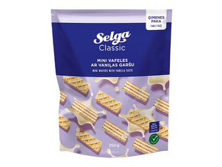 Mini Wafers Selga, Vanilla, 250g