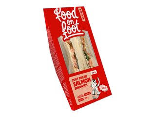 Sendvičs Mantinga Food on Foot, ar lasi un olu, 165g