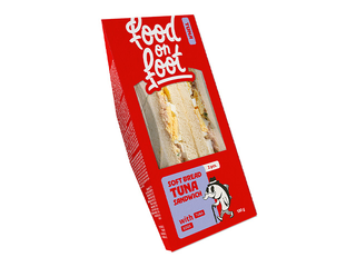 Sendvičs Mantinga Food on Foot, Soft Bread, ar tunci un olu, 180g