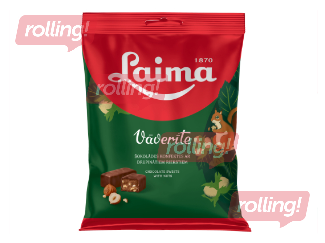 Konfektes Vāverīte, Laima, 160g
