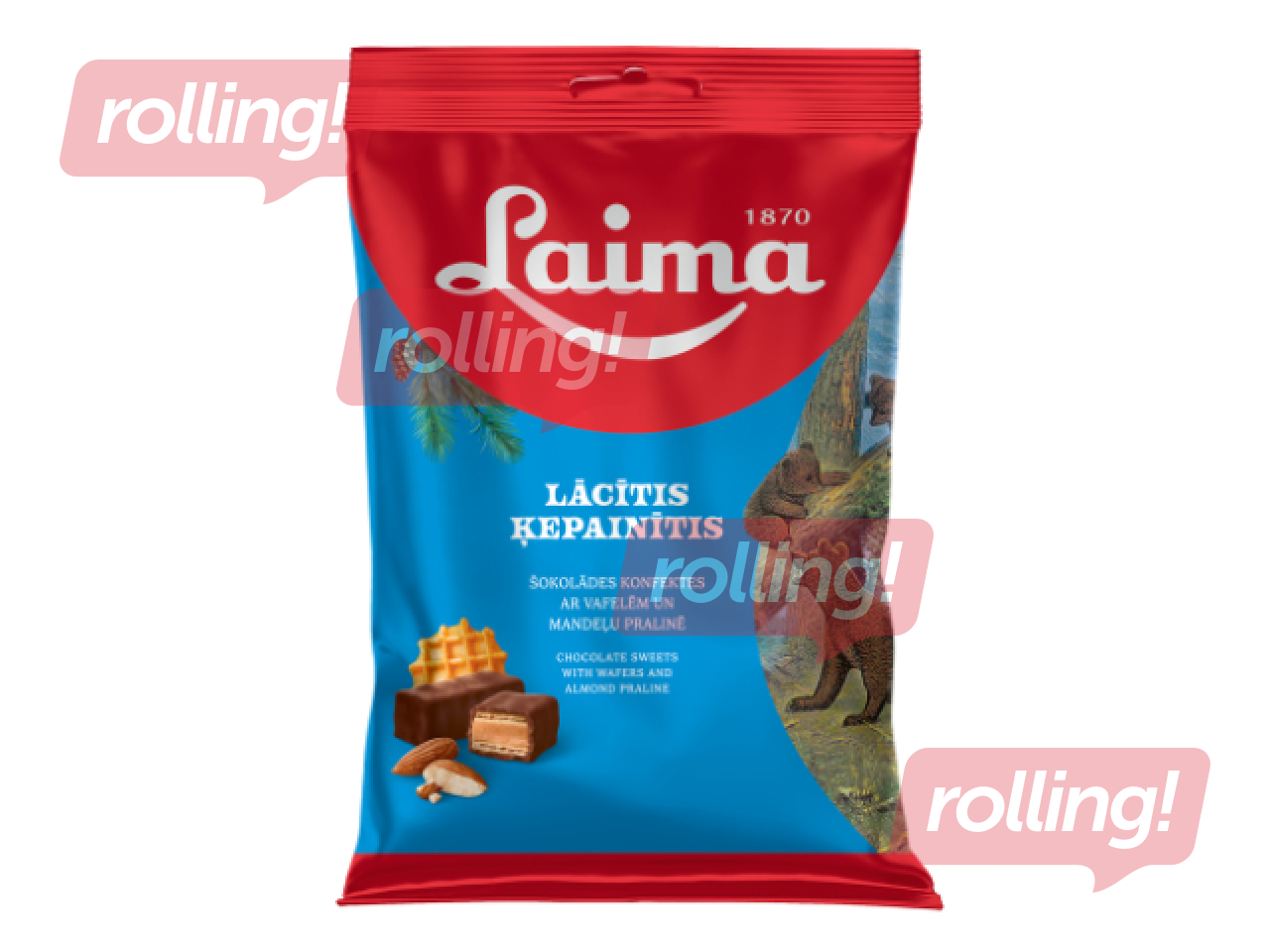 Konfektes Lācītis ķepainītis, Laima, 150g