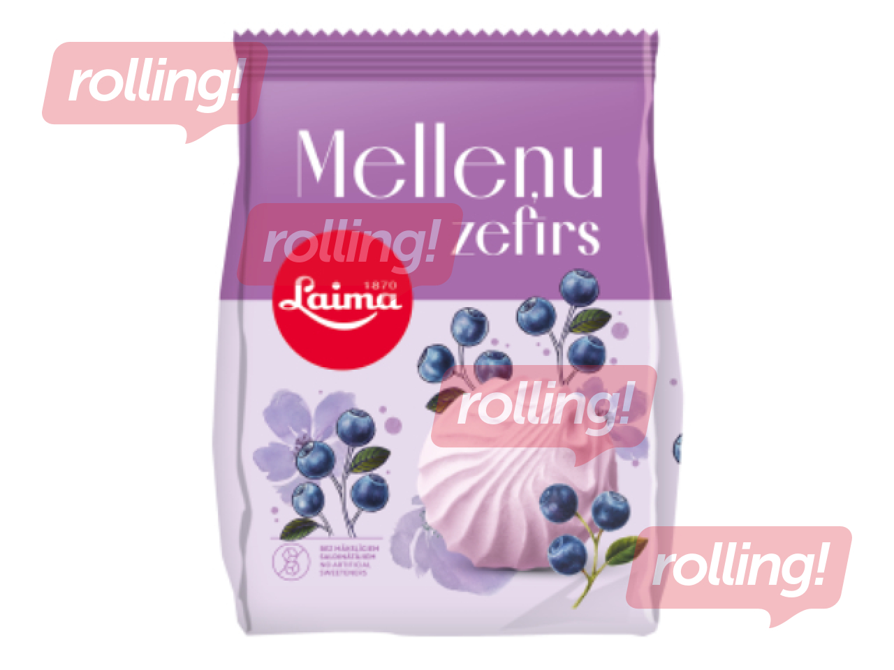 Zefīrs Laima, melleņu, 200g