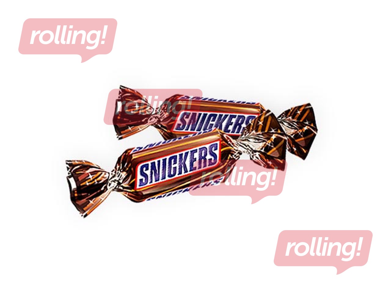 Konfektes šokolādes Snickers sveramās, 2.5 kg