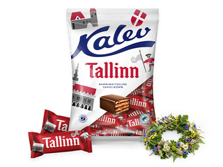 Wafer candies Kalev, Tallinn with rum flavour, 150g +Midsummer gift!