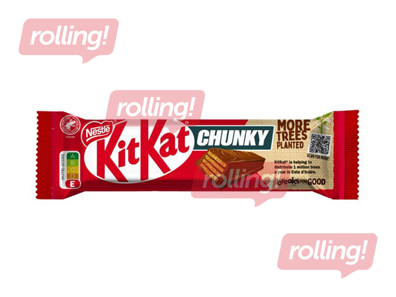 Šokolādes batoniņš Kit Kat, Chunky, 40g