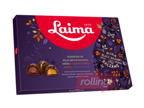 Konfektes Laima Rīgas Melnā Balzama konfekšu izlase 420g