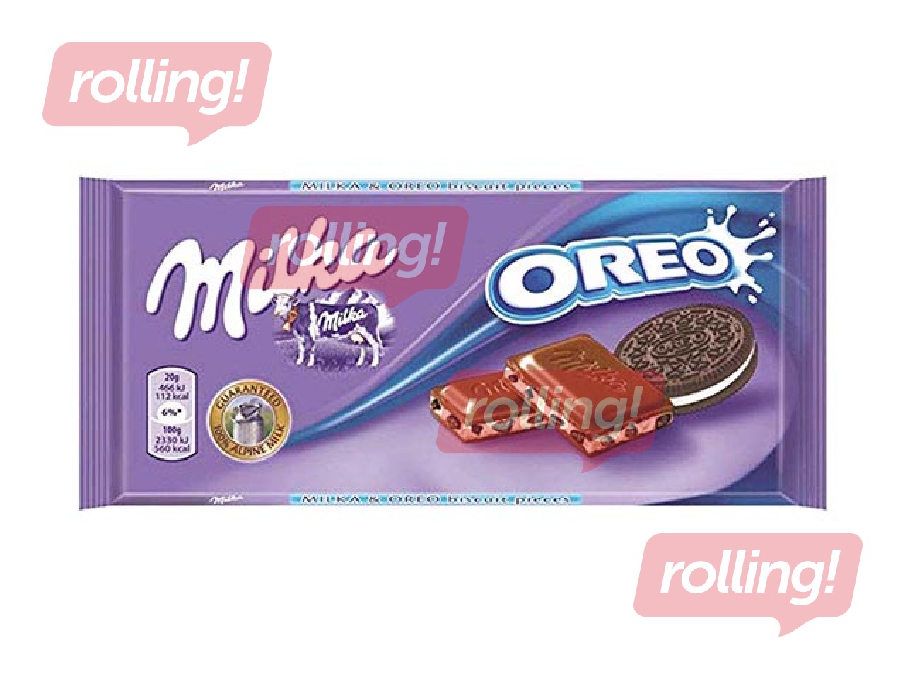 Šokolāde Milka Oreo, 100g