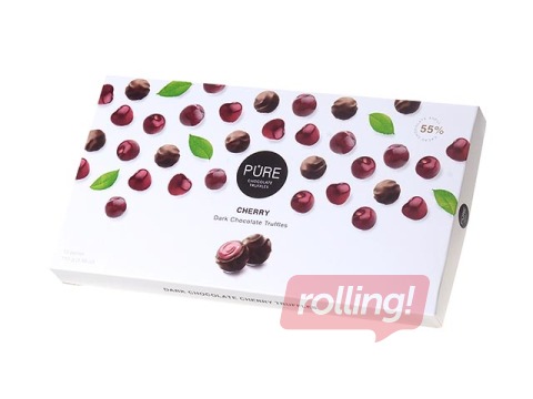 Pure Chocolate темный шоколад с вишневой кремовой начинкой, 110г