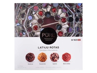 Šokolādes trifeļu kolekcija Pure Chocolate Rotas 16, 135g