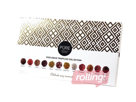 Šokolādes trifeļu kolekcija Pure Chocolate Latvju Raksti 20, 160g