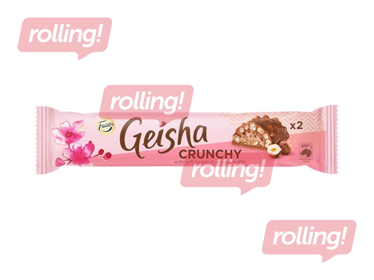 Batoniņš Geisha Crunchy, 50g