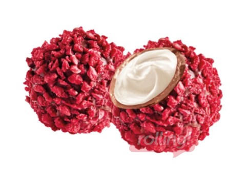 Трюфели из молочного шоколада Pure Chocolate с кремовой начинкой чизкейк и малиновым декором, 600 г