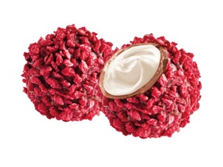 Трюфели из молочного шоколада Pure Chocolate с кремовой начинкой чизкейк и малиновым декором, 600 г