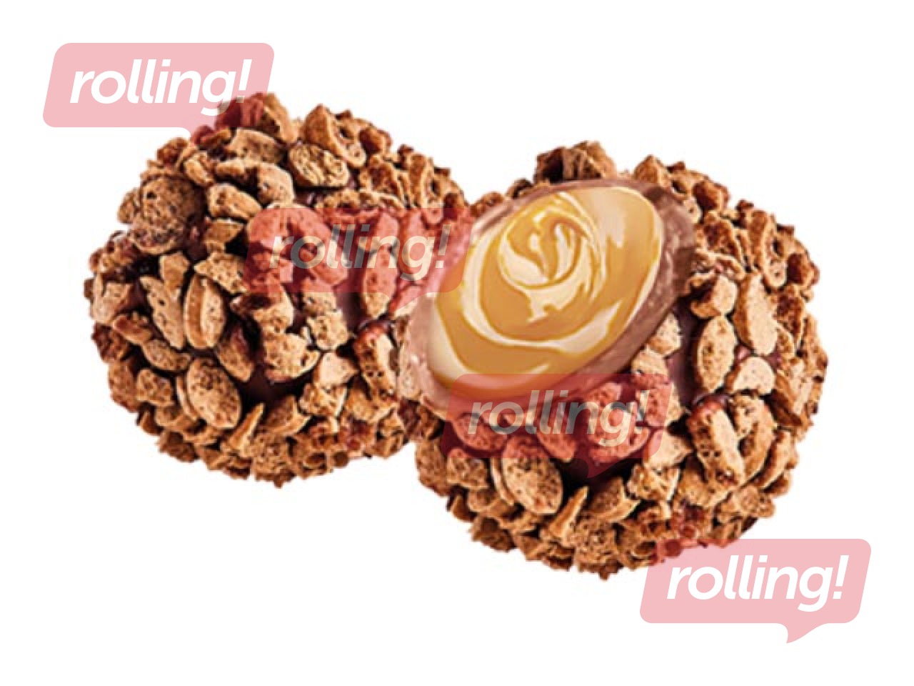 Piena šok. trifeles Pure Chocolate ar tiramisu krēma pild. un kafijas kraukšķa dekoru, 600g