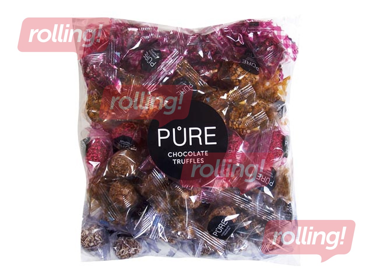 Piena šokolādes trifeles Pure Chocolate asorti, 600g