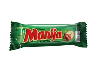 Batoniņš Manija ar lazdu riekstiem, 49g