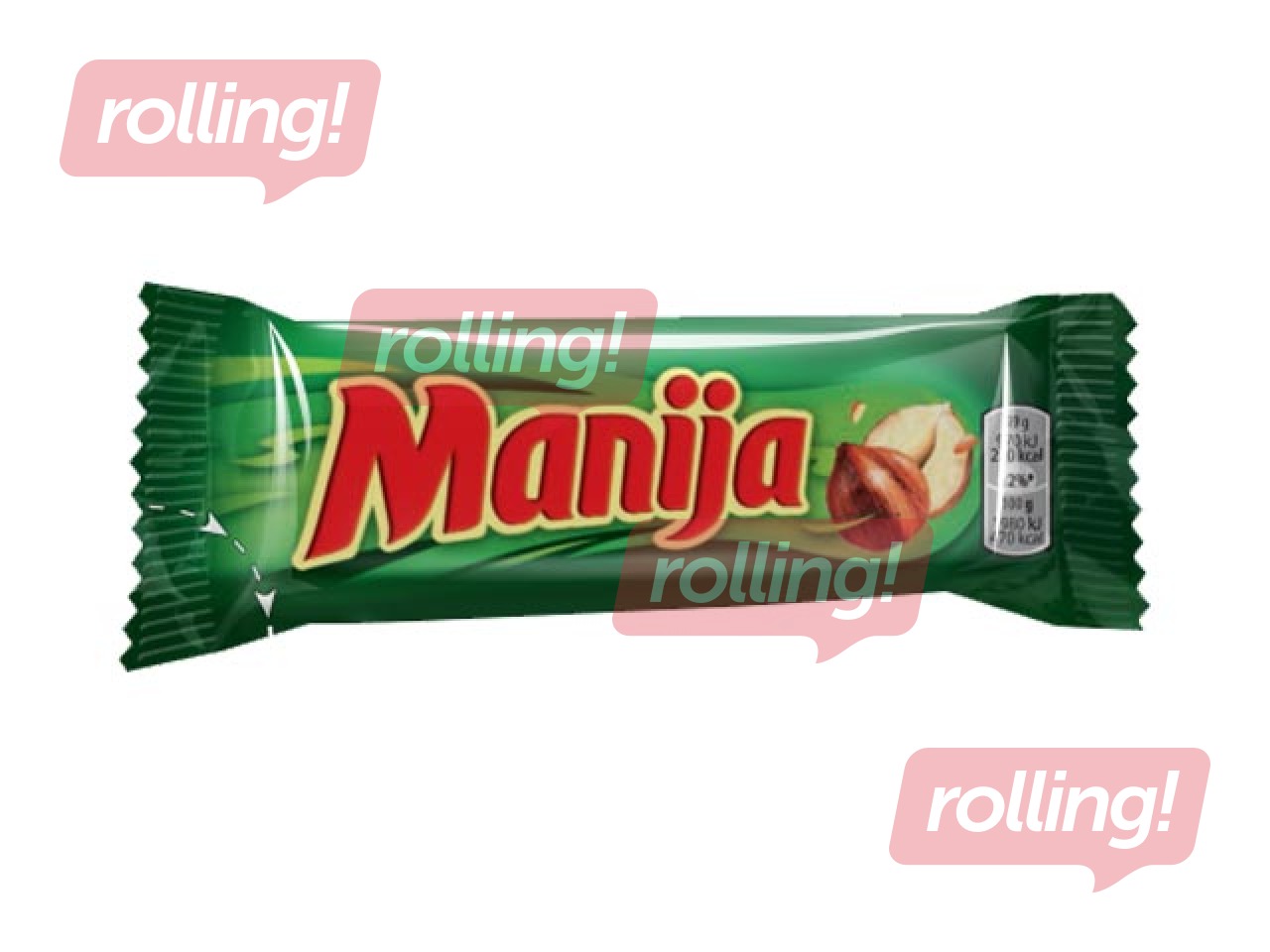 Batoniņš Manija ar lazdu riekstiem, 49g