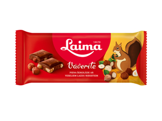Šokolāde Laima Vāverīte, piena, 90g