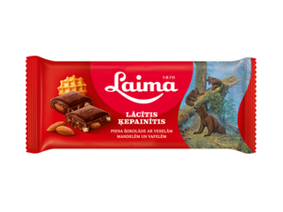 Šokolāde Laima Lācītis Ķepainītis, piena, 90g