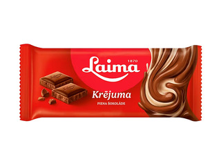 Šokolāde Laima, Krējuma, 90g
