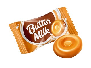 Karameles Butter-Milk, Roshen, 1kg