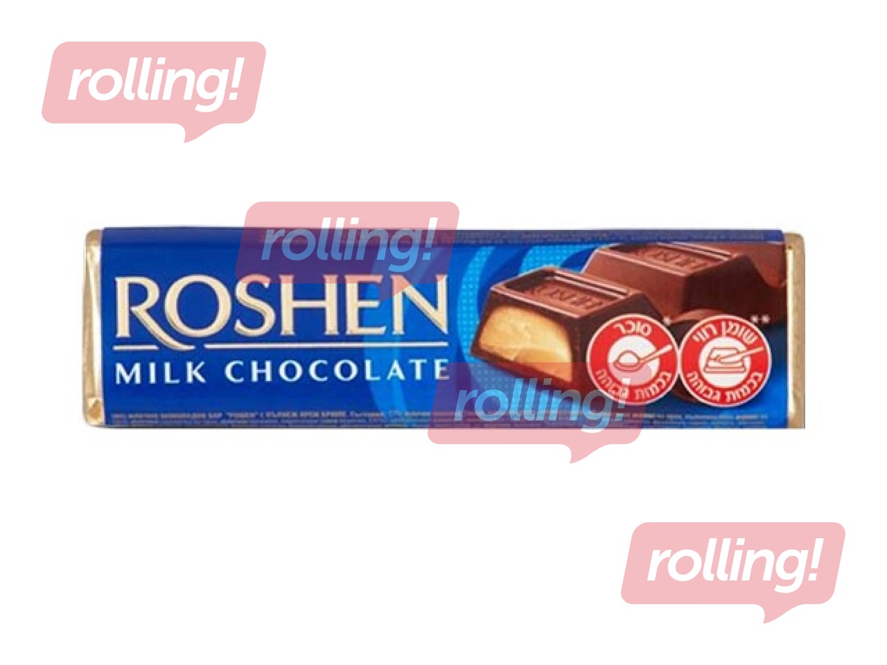 Šokolāde Roshen, piena ar krēm brulē pildījumu, 43g