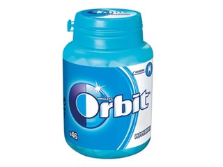 Жевательная резинка Orbit Peppermint в банке, 46 шт..