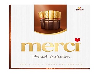 Merci dark chocolate assortment, 250g