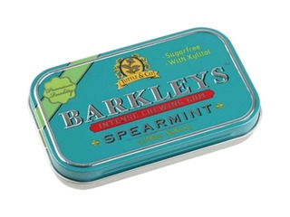 Košļājamā gumija Intense Spearmint, Barkleys, 30 g