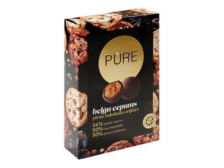 Šokolādes trifeles Pure Chocolate ar beļģu cepumu krēma pildījumu, 148g